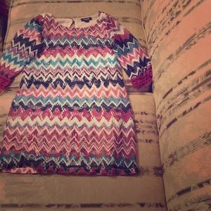 A colorful dress perfect for formal events.